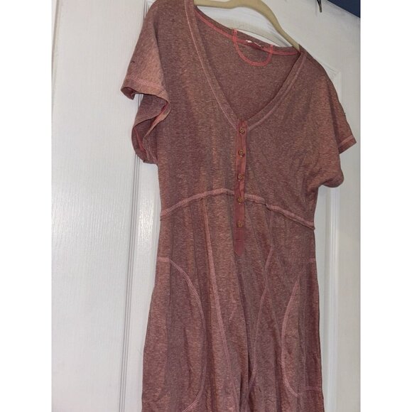 Nwot Womens Free People intimately Loung Jumpsuit Size Small Pink - Picture 3 of 7